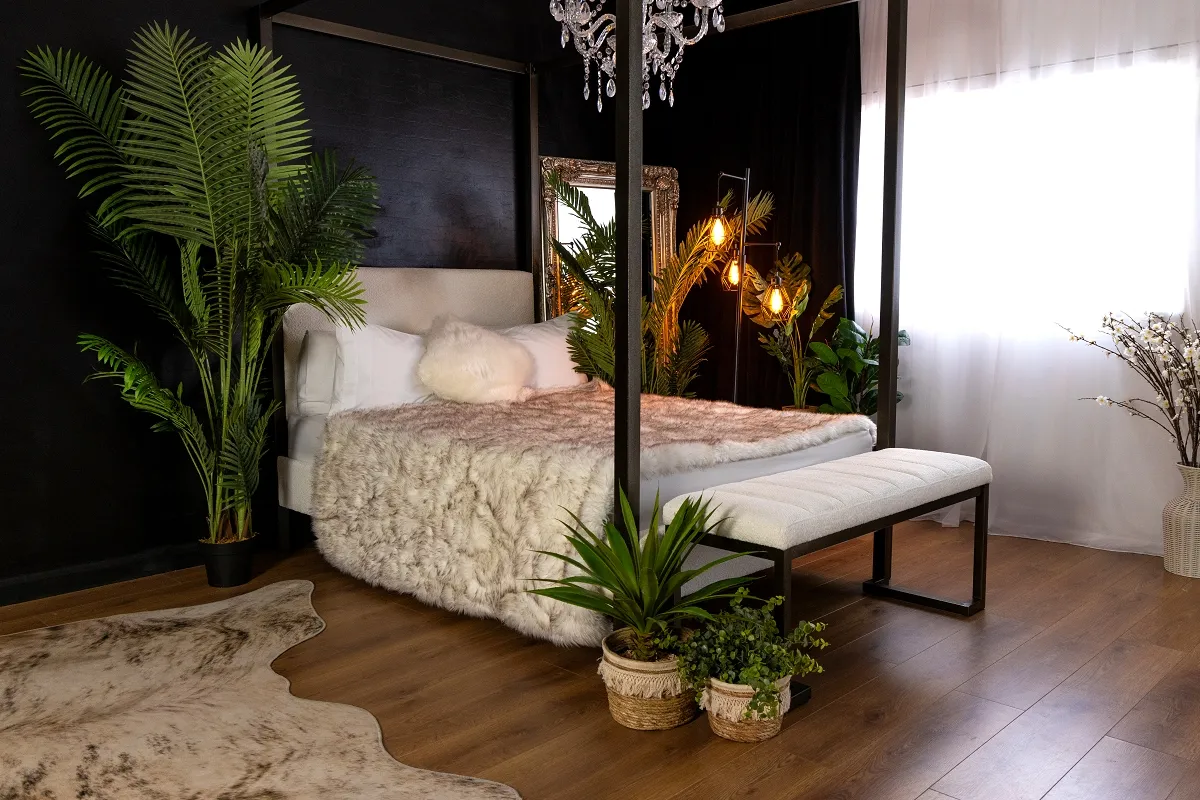 Luxury Boudir Photography Studio Boudoir Bed set in luxury studio